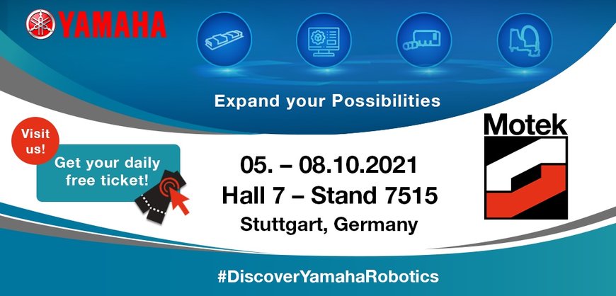 Yamaha präsentiert auf der Motek 2021 die neuesten Roboter für die industrielle Automatisierung